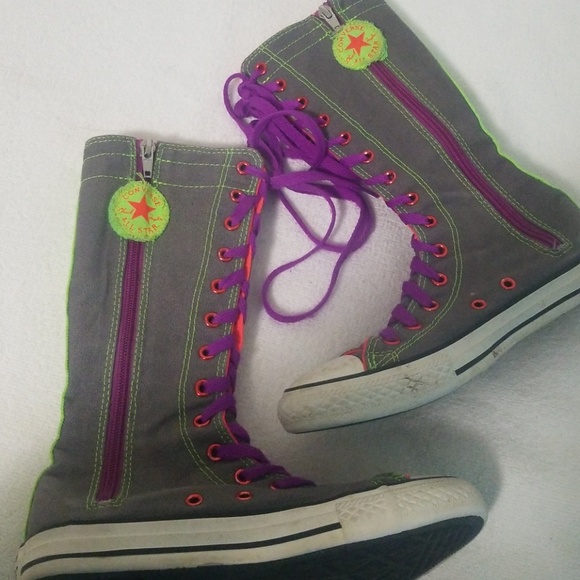 Converse Other - Neon converse shoes